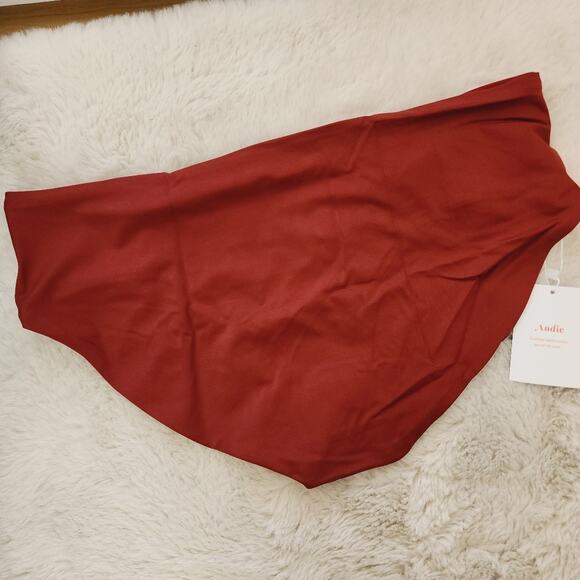 NWT Andie Truffle Hipster Bikini Bottom Low Rise Compressive Large - Picture 8 of 10